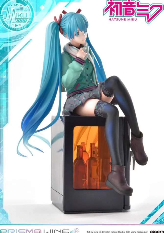 Hatsune Miku - Hatsune Miku Statue / Prisma Wing - Art by lack: Prime 1 Studio