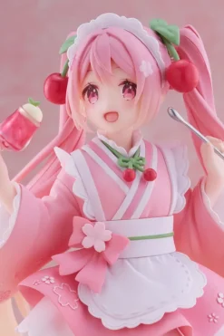 Hatsune Miku - Hatsune Miku Figur / Newley Written Sakura Miku Japanese Cafe Ver. : Taito