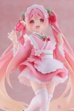 Hatsune Miku - Hatsune Miku Figur / Newley Written Sakura Miku Japanese Cafe Ver. : Taito