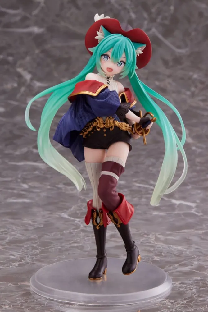 Hatsune Miku - Miku Figur / Wonderland Puss in Boots Version: Taito