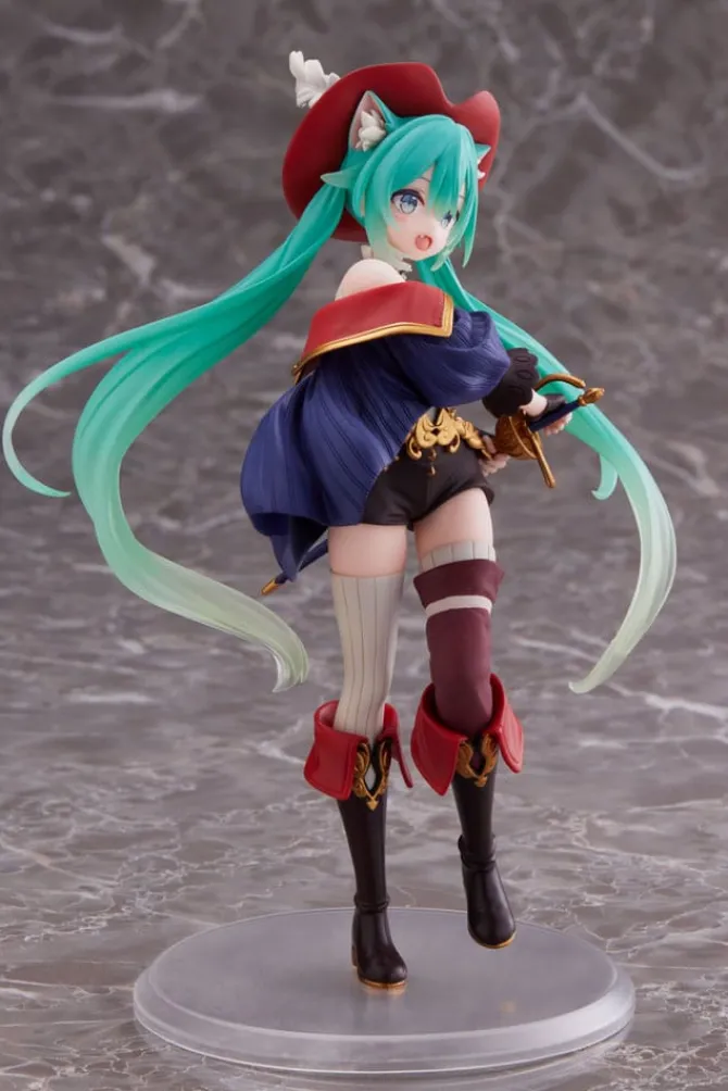Hatsune Miku - Miku Figur / Wonderland Puss in Boots Version: Taito