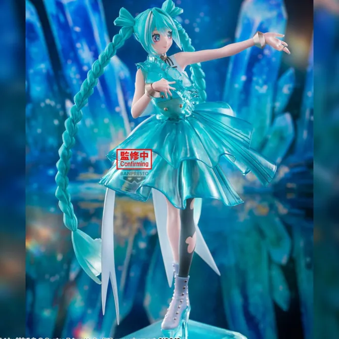 Hatsune Miku - Miku Figur / Clearluxe - Emerald Gem Banpresto
