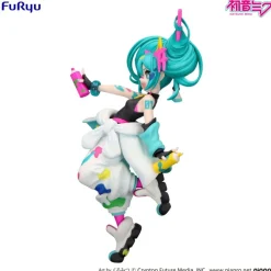 Hatsune Miku - Miku Paint Girl Figur / Trio-Try-iT: Furyu