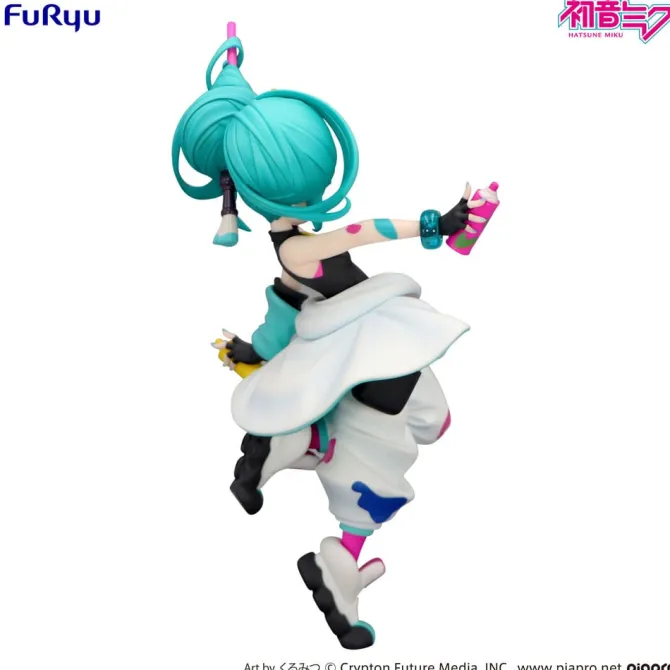 Hatsune Miku - Miku Paint Girl Figur / Trio-Try-iT: Furyu