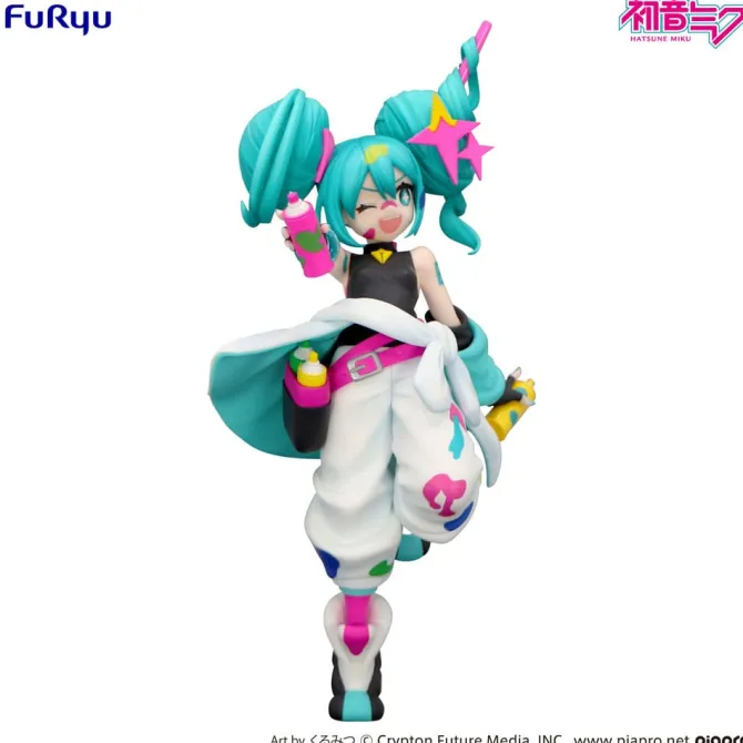 Hatsune Miku - Miku Paint Girl Figur / Trio-Try-iT: Furyu