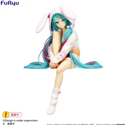 Hatsune Miku - Rabbit Ear Statue / Noodle Stopper - Hood Pajama: Furyu