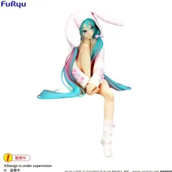 Hatsune Miku - Rabbit Ear Statue / Noodle Stopper - Hood Pajama: Furyu