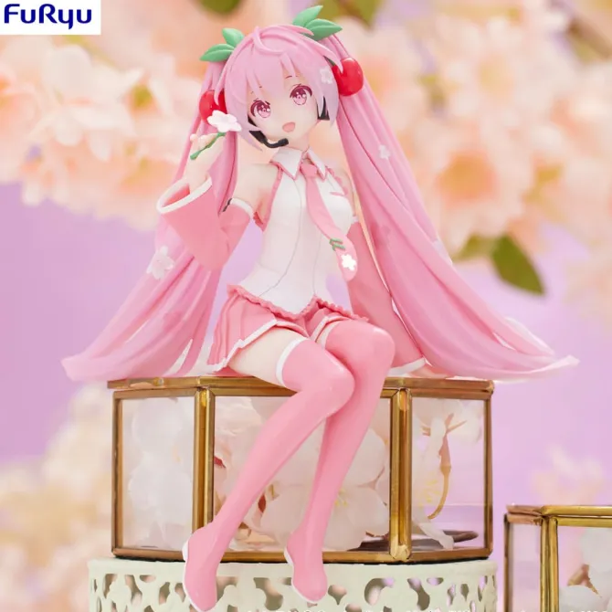 Hatsune Miku - Sakura Miku Noodle Stopper Figur / 2024: Furyu
