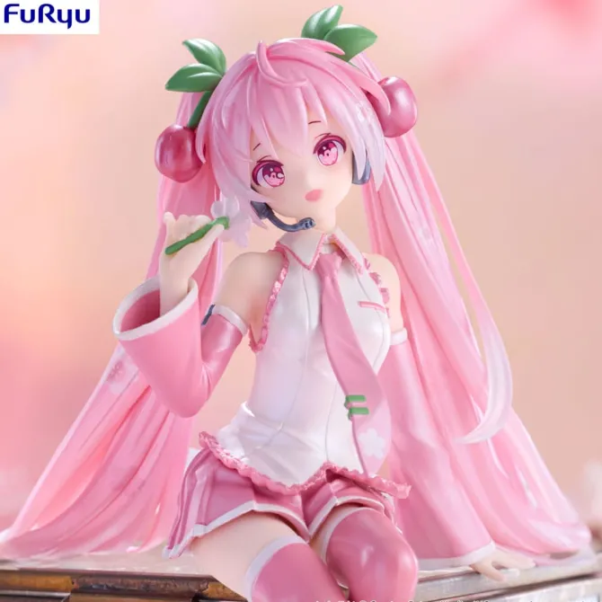 Hatsune Miku - Sakura Miku Statue / Noodle Stopper - 2024 Pearl Color Ver.: Furyu