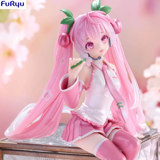 Hatsune Miku - Sakura Miku Statue / Noodle Stopper - 2024 Pearl Color Ver.: Furyu