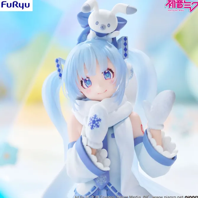 Hatsune Miku - Snow Miku Noodle Stopper Figur / Sky Town 10th Version: Furyu