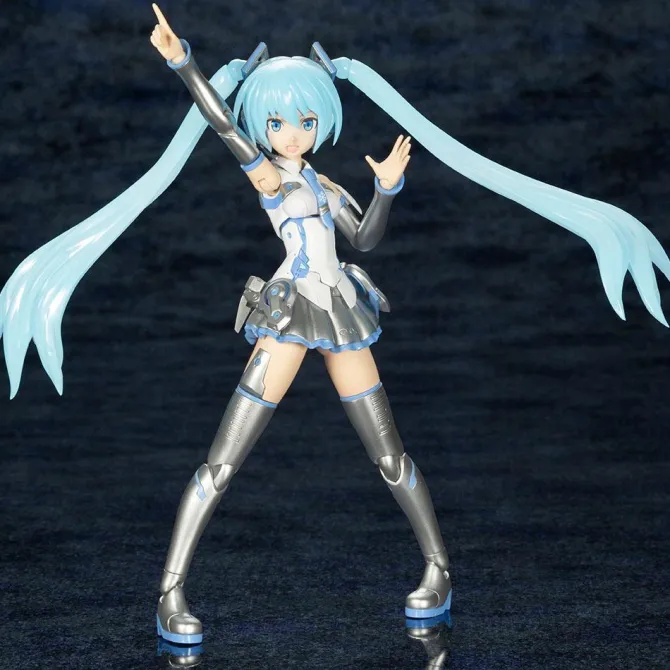 Hatsune Miku - Snow Miku Plastic Model Kit / Black Version: Kotobukiya