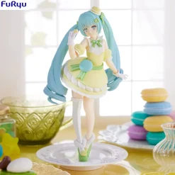 Hatsune Miku - SweetSweets Statue / Exceed Creative - Series Macaroon Citron Color Ver.: Furyu