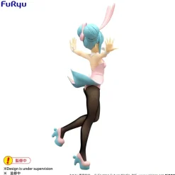 Hatsune Miku - Wink Pearl Statue / BiCute Bunnies Pink Color Ver.: Furyu