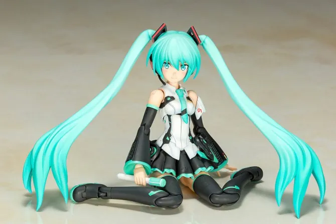 Hatsune Miku Actionfigur / Frame Arms Girl Plastic Model Kit: Taito