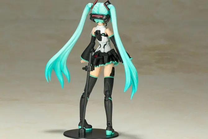 Hatsune Miku Actionfigur / Frame Arms Girl Plastic Model Kit: Taito