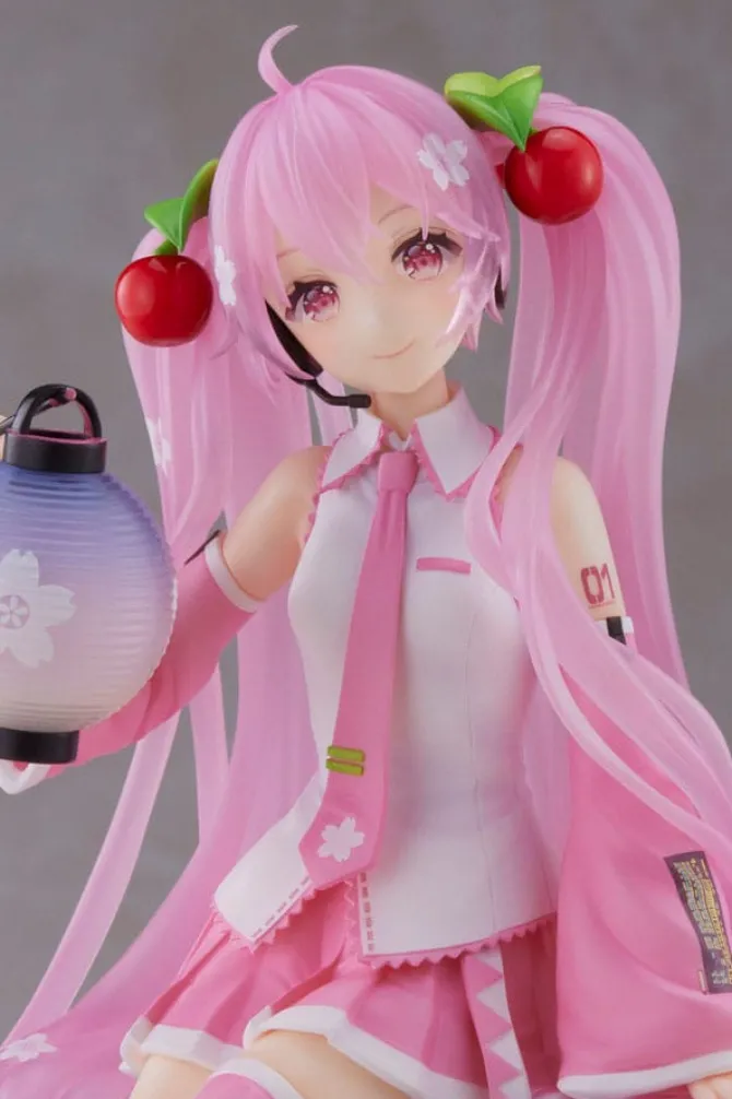 Hatsune Miku AMP - Sakura Miku Statue / Lantern Ver. Reissue: Taito Prize