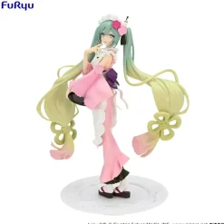 Hatsune Miku Exceed Creative - Matcha Green Tea Parfait Statue Cherry Blossom Ver.: Furyu