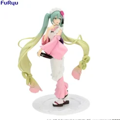 Hatsune Miku Exceed Creative - Matcha Green Tea Parfait Statue Cherry Blossom Ver.: Furyu