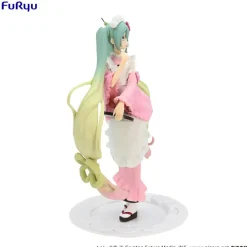 Hatsune Miku Exceed Creative - Matcha Green Tea Parfait Statue Cherry Blossom Ver.: Furyu