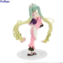 Hatsune Miku Exceed Creative - Matcha Green Tea Parfait Statue Cherry Blossom Ver.: Furyu