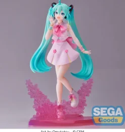 Hatsune Miku Luminasta - Sakura Miku Figur / Omutatsu Version: Sega