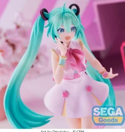 Hatsune Miku Luminasta - Sakura Miku Figur / Omutatsu Version: Sega