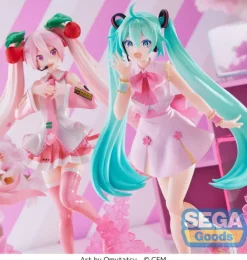 Hatsune Miku Luminasta - Sakura Miku Figur / Omutatsu Version: Sega