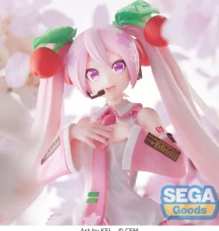 Hatsune Miku Luminasta - Sakura Miku Figur / 2023 Version: Sega