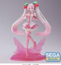 Hatsune Miku Luminasta - Sakura Miku Figur / 2023 Version: Sega