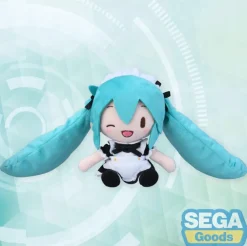 Hatsune Miku Mini Plüschfigur / Project Diva Arcade Fuwa Petit - Maid Ver. (EX): Sega
