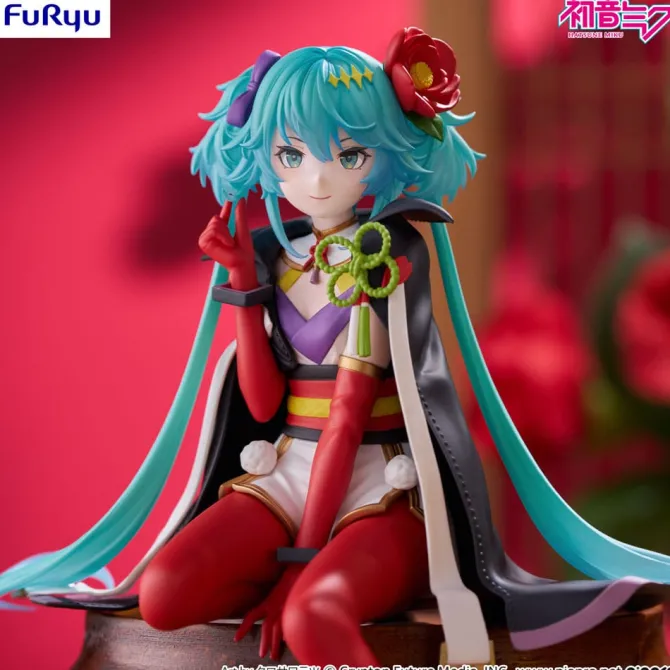 Hatsune Miku Noodle Stopper Figur / Flower Fairy Camellia: Furyu