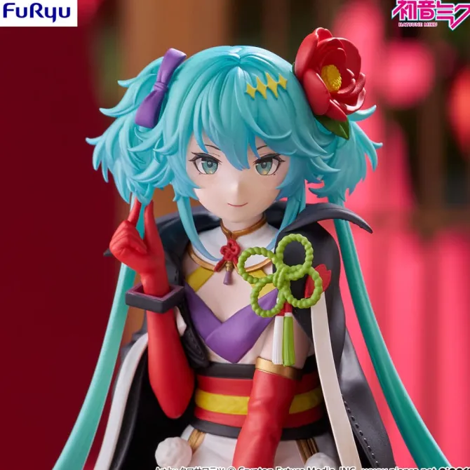 Hatsune Miku Noodle Stopper Figur / Flower Fairy Camellia: Furyu