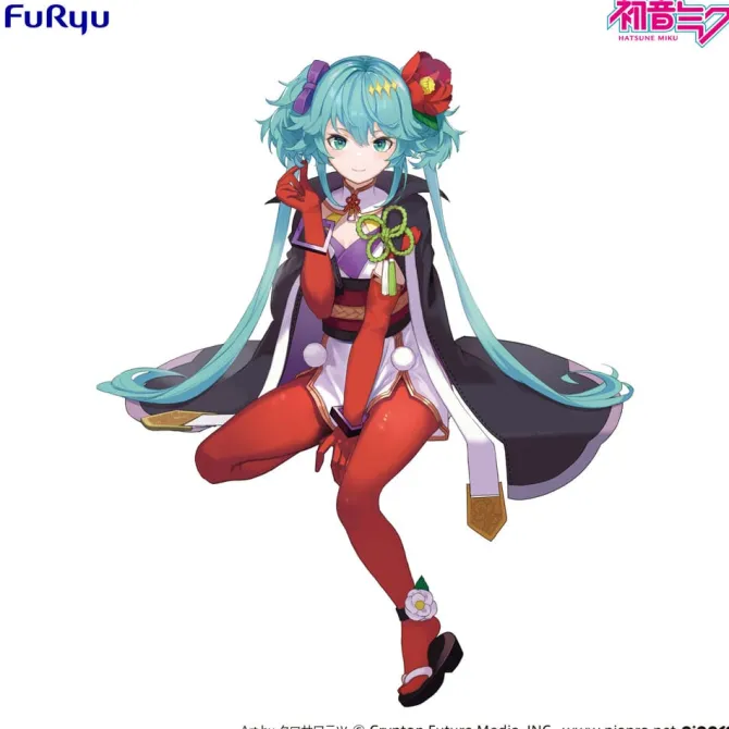 Hatsune Miku Noodle Stopper Figur / Flower Fairy Camellia: Furyu