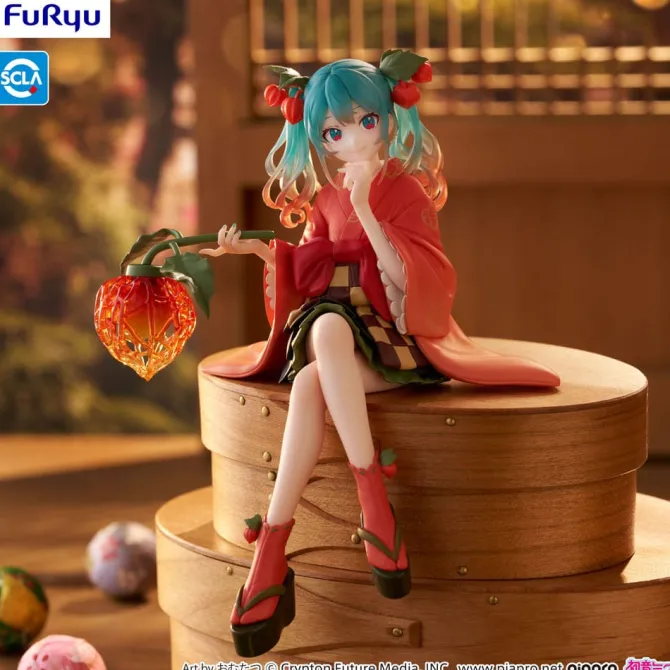 Hatsune Miku Noodle Stopper Figur / Flower Fairy Winter Cherry Version: Furyu