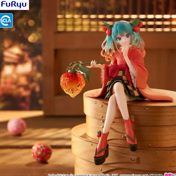 Hatsune Miku Noodle Stopper Figur / Flower Fairy Winter Cherry Version: Furyu