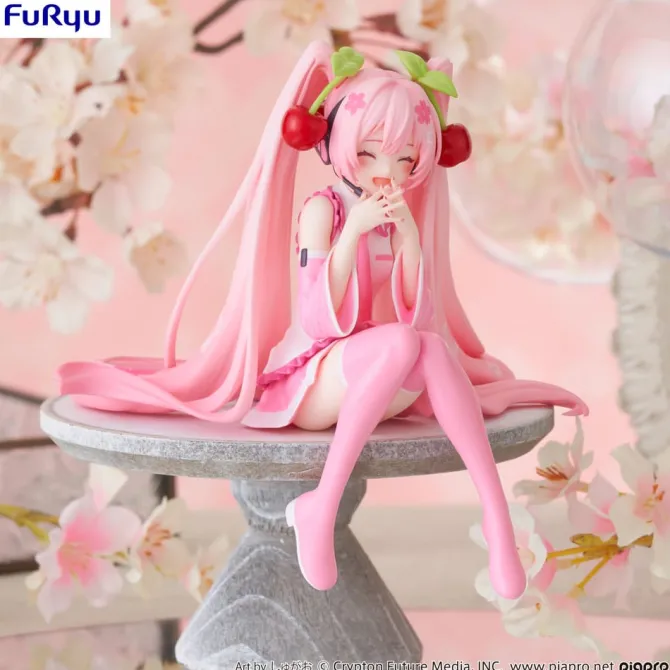 Hatsune Miku Noodle Stopper - Sakura Miku 2023 Statue Smile Ver.: Furyu