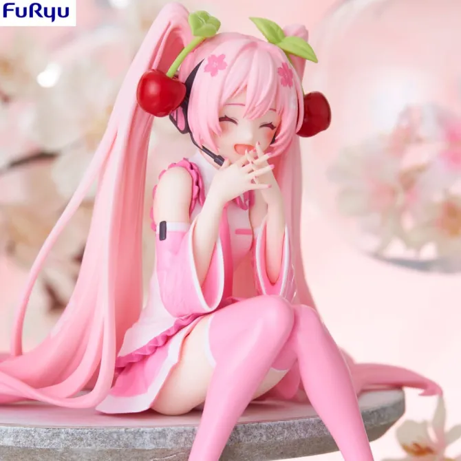 Hatsune Miku Noodle Stopper - Sakura Miku 2023 Statue Smile Ver.: Furyu