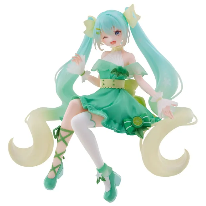 Hatsune Miku Noodle Stopper Figur / Lime Version: Furyu