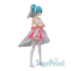 Hatsune Miku -Project DIVA- Arcade Future Tone - Hatsune Miku Figur / SPM - White Dress Version: Seg