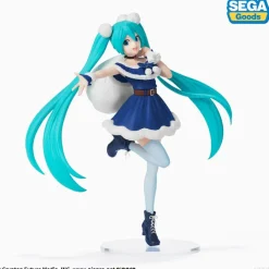 Hatsune Miku SPM - Hatsune Miku Figur / Christmas 2020 Blue: Sega