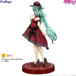 Hatsune Miku Statue / Trio-Try-iT - Outing Dress Red Color: Furyu