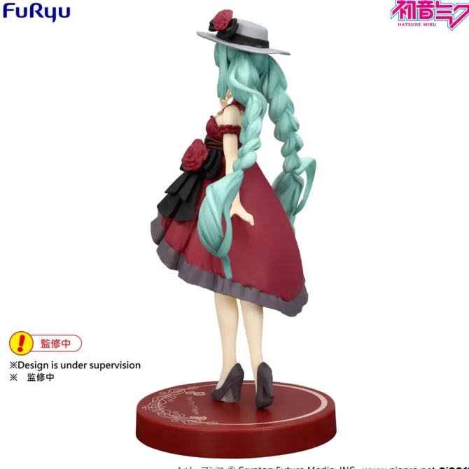 Hatsune Miku Statue / Trio-Try-iT - Outing Dress Red Color: Furyu