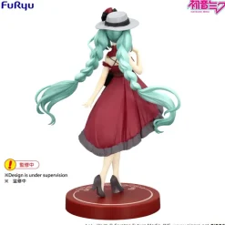 Hatsune Miku Statue / Trio-Try-iT - Outing Dress Red Color: Furyu