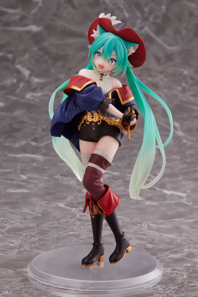 Hatsune Miku Wonderland Figure - Hatsune Miku Figur / Puss in Boots Version: Taito