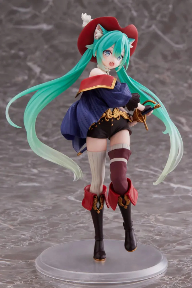 Hatsune Miku Wonderland Figure - Hatsune Miku Figur / Puss in Boots Version: Taito