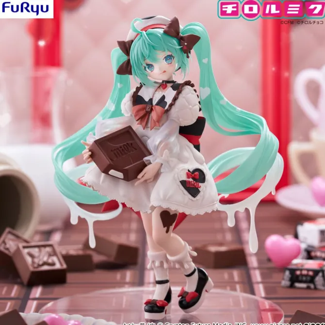 Hatsune Miku x Tirol Choco - Hatsune Miku Statue / Trio-Try-iT - Milk Ver.: Furyu