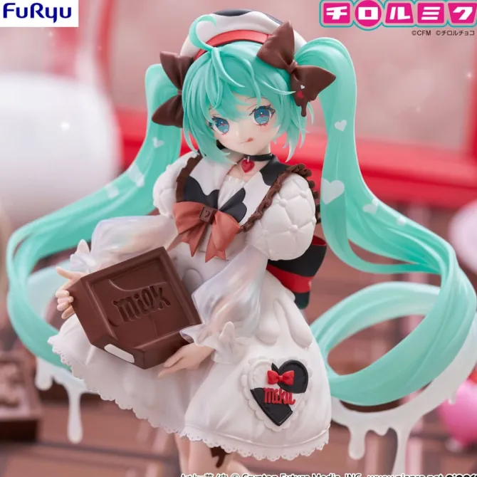 Hatsune Miku x Tirol Choco - Hatsune Miku Statue / Trio-Try-iT - Milk Ver.: Furyu