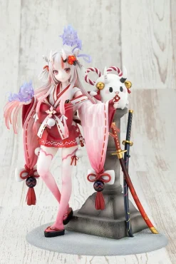Hololive Production - Nakiri Ayame Statue / Shrine Maiden Fortune Outfit: Kotobukiya
