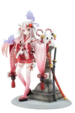 Hololive Production - Nakiri Ayame Statue / Shrine Maiden Fortune Outfit: Kotobukiya